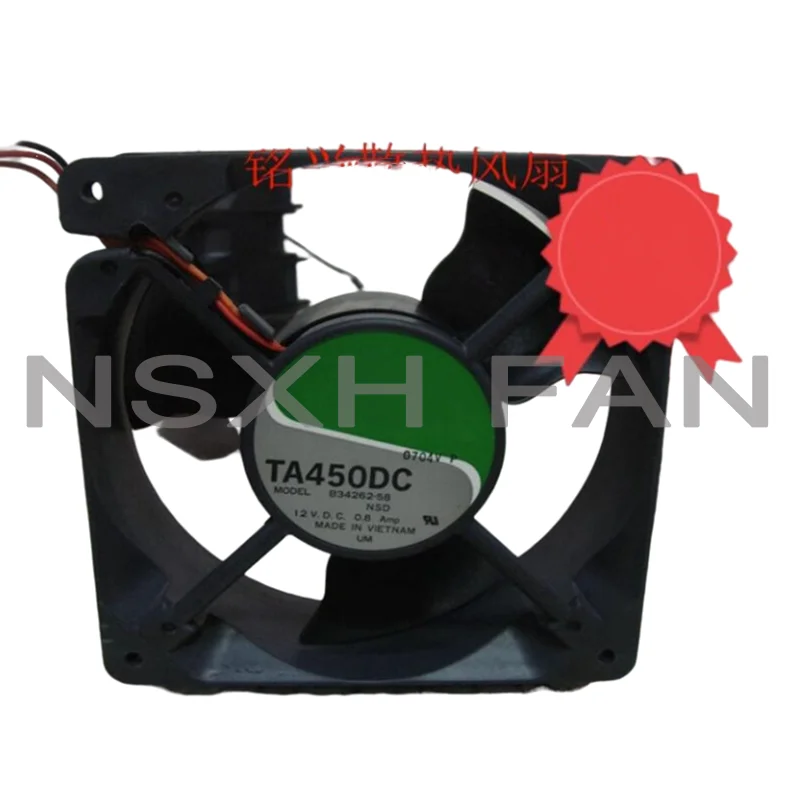 Ventilateur de refroidissement B34262-58 serveur 3 fils 12V 0.8A 120x120x38mm