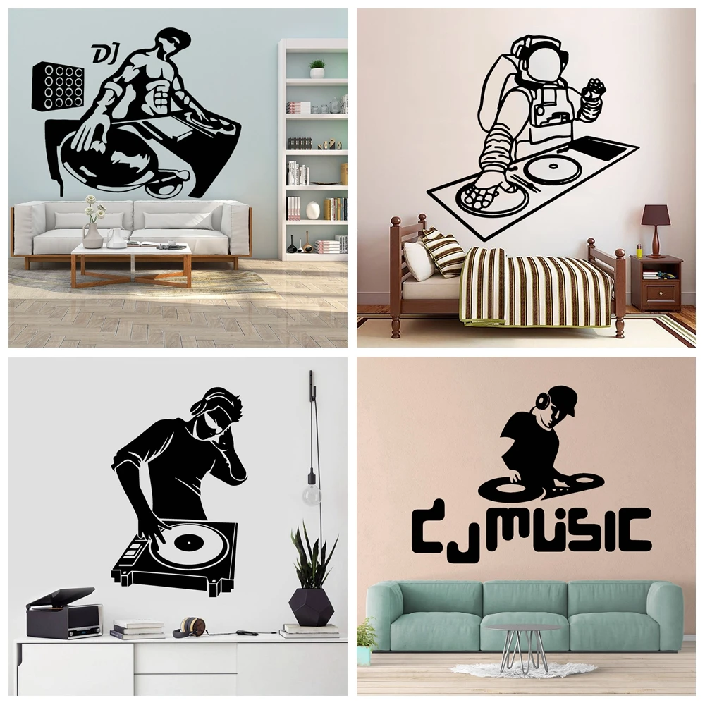 Dj Wall Sticker Rem…