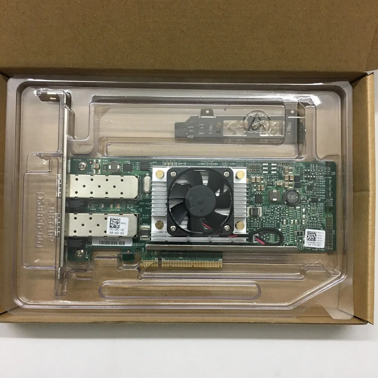 NOWOŚĆ BCM57810S 10 GB Dwuportowa konwertowana karta sieciowa SFP+ PCIe x8 Ethernet OEM