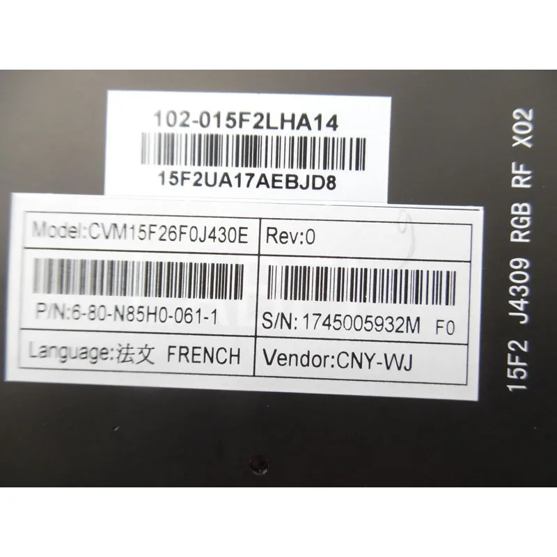 Colourful Backlit Keyboard For CLEVO N850 N857 N870 N870EJ N870EK1 N870EP6 N870EZ N870HJ N870HJ1 N870HK1 N870HP6 N870HZ N871EJ