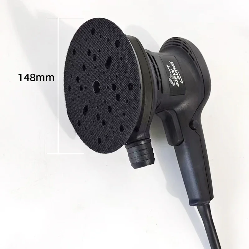 Shine Mate-amoladora en seco de 220V, cabezal de molienda excéntrico de 6 pulgadas, máquina lijadora de muebles de masilla de pintura al vacío para coche