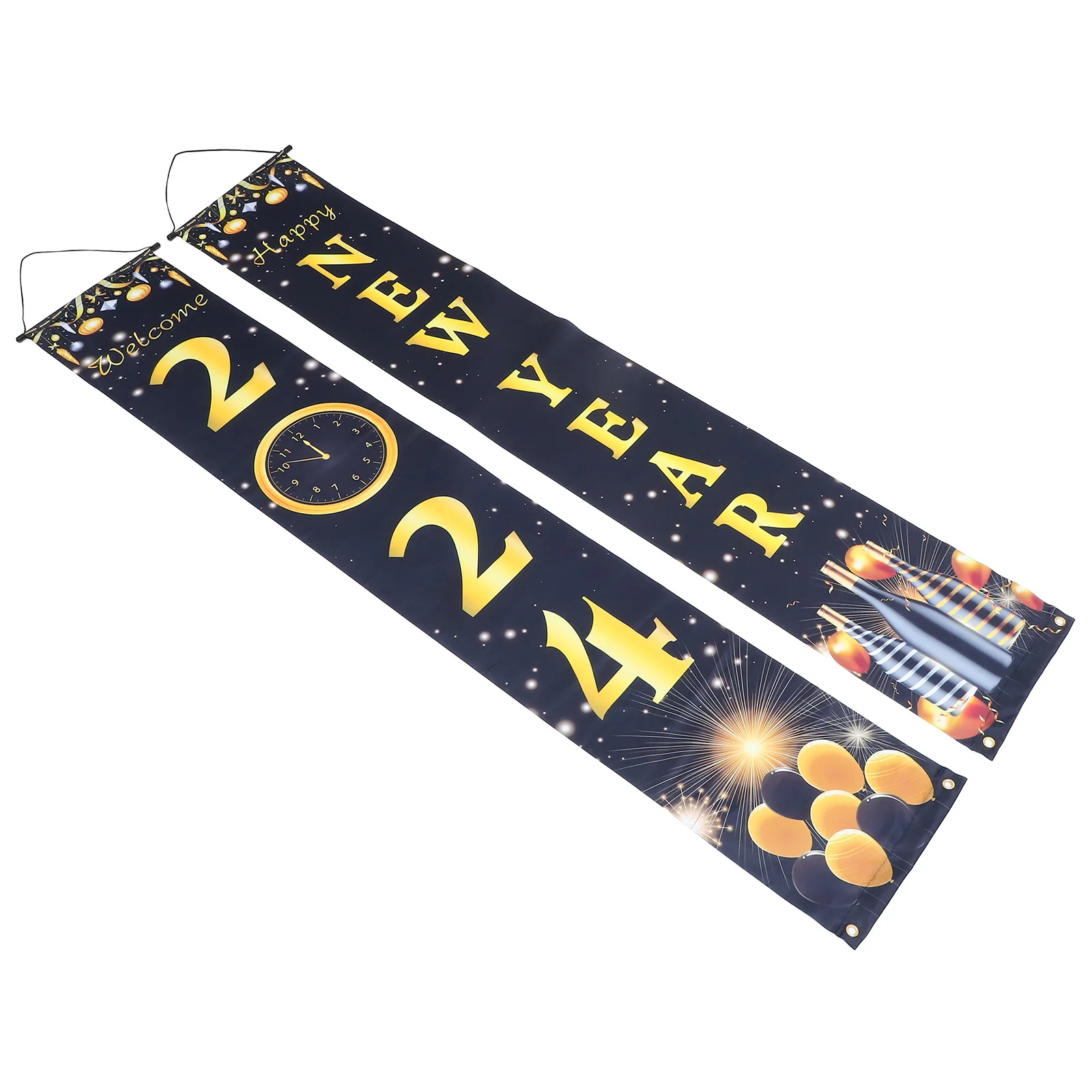 

New Year Couplet 30x180cm Door Banner Decorative Hanging Party Props Background Cloth Holiday Couplets Home Porch Signs Creative
