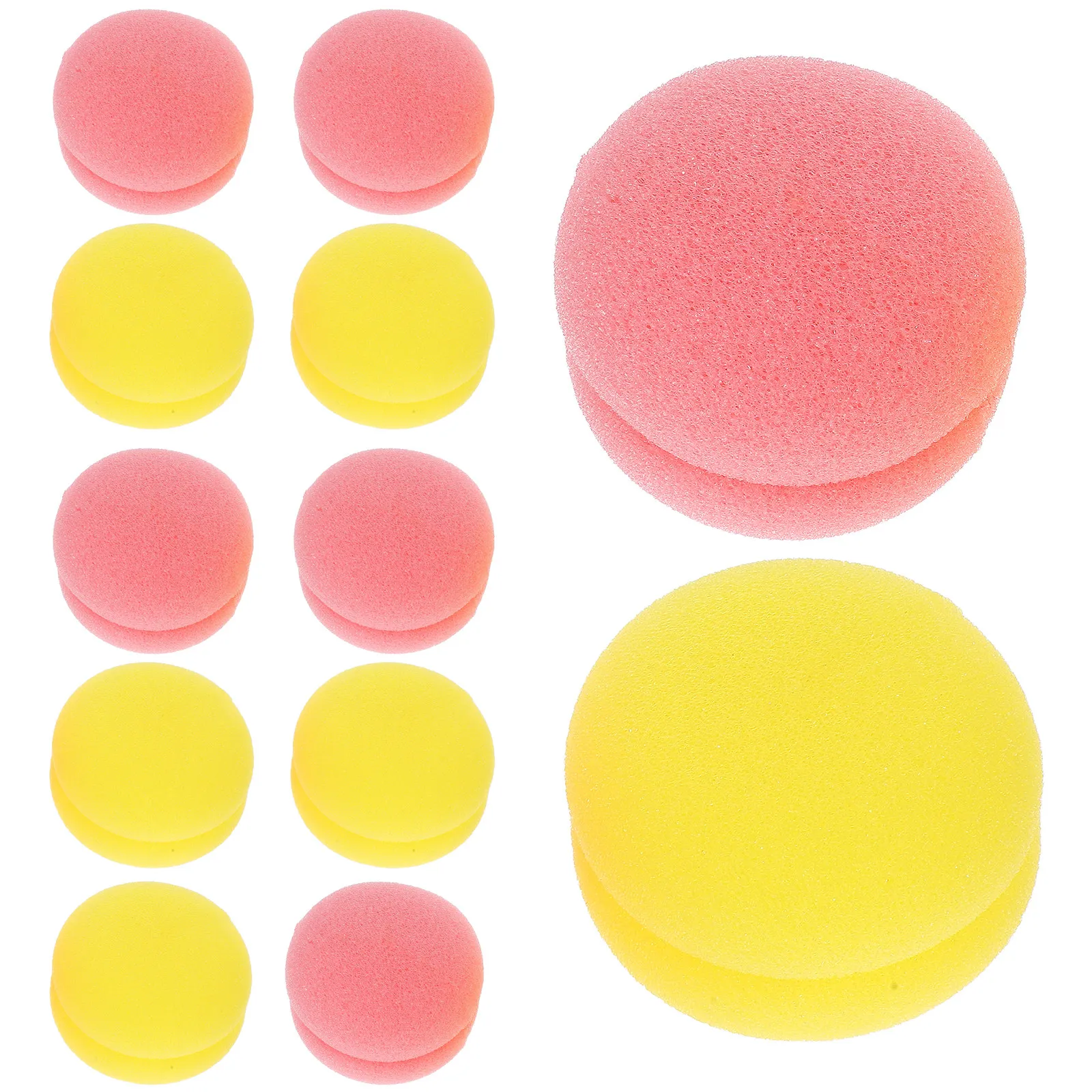12Pcs Foam Sponge Hair Curlers Soft Flexible Rollers Sleeping Hair Styling Set Small Round Curlers for Women Hairdressing