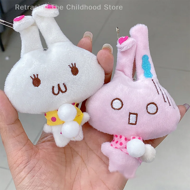 Pendentif petit ours de dessin animé, poupée lapin mignon, jouet en peluche, pendentif Animal en peluche Kawaii, sac à dos, accessoires de décoration, cadeau