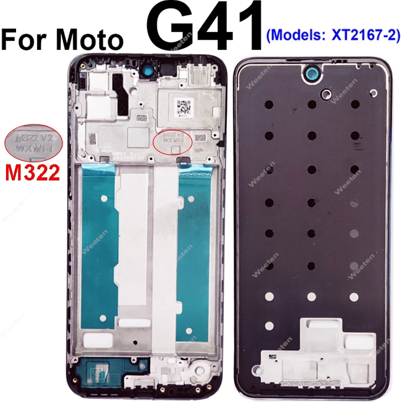 LCD Screen Middle Frame Bezel Plate Panel Chassis For Motorola Moto G31 G41 G51 G71 5G G71s LCD Front Frame Housing Repair Part