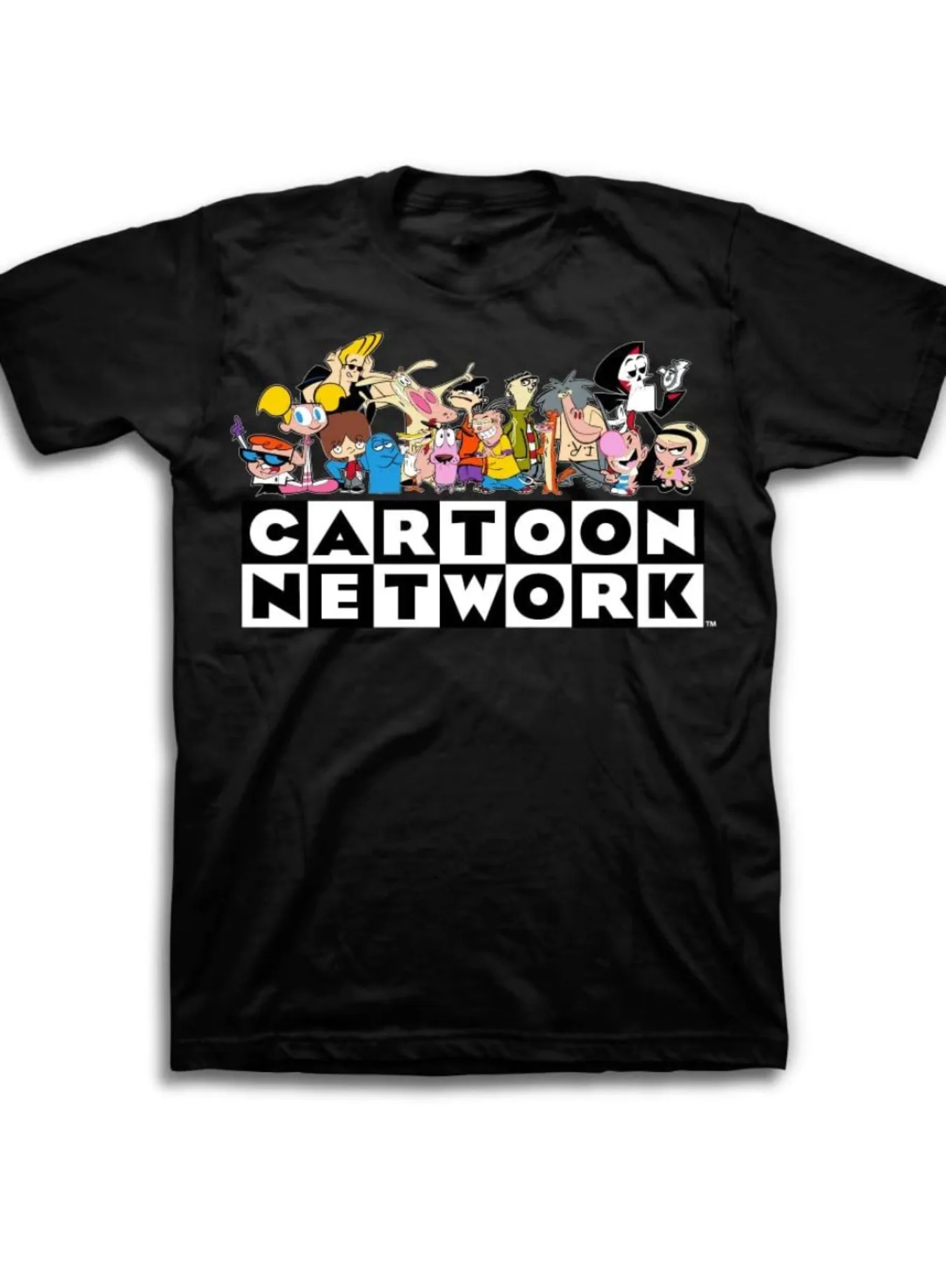 

Cartoon Online Mens Retro Shirt-Johnny Bravo Dexters Lab Ed Ed and T-shirt-Retro Classic T-shirt