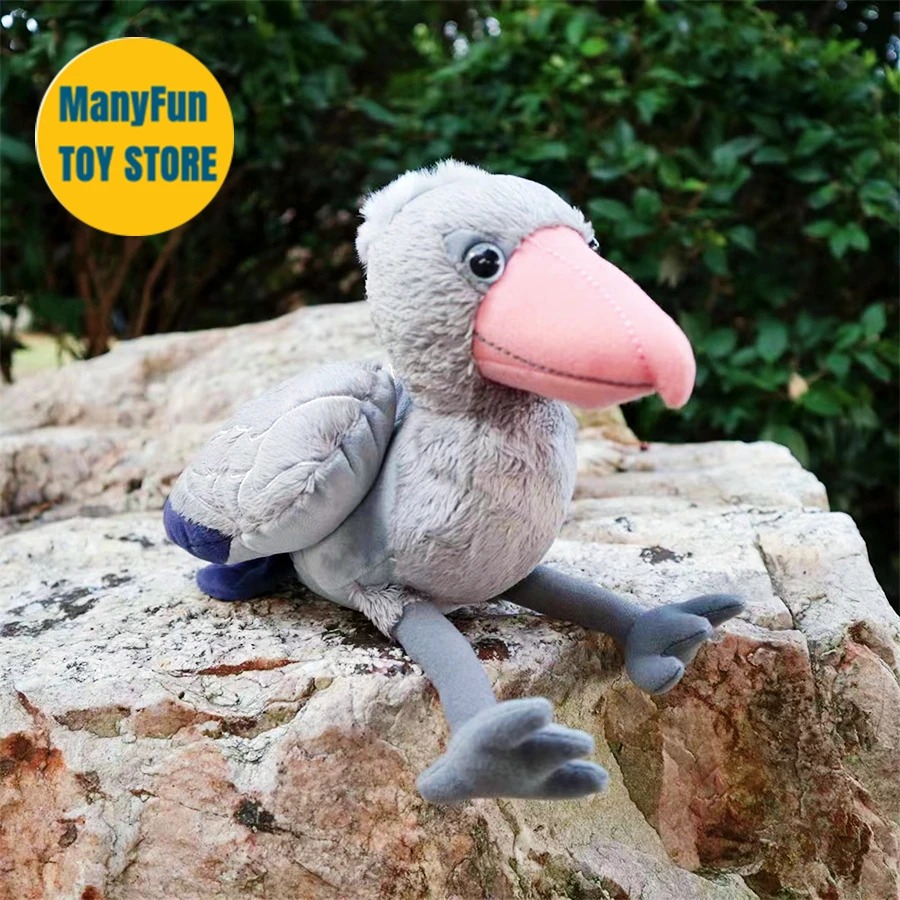 Shoebill High Fidelity Anime Cute Balaeniceps Rex Plushie Whalehead Plush Toys Lifelike Animals Simulation Stuffed Doll Toy Gift