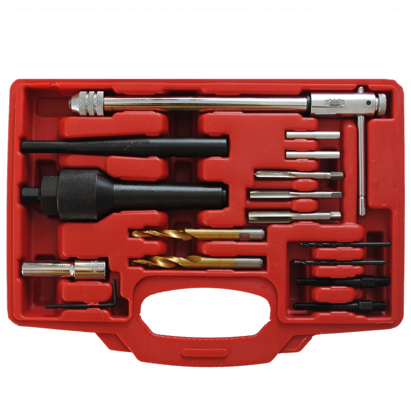 Damaged Glow Plug Removal Remover Thread Repair Drill Wrench Spark Plug Gap Extractor Tool Kit M8*1MM Or M10*1MM