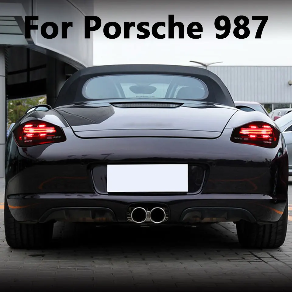 For 09-12 Porsche Cayman 987.2 Modified Rear Taillight Assembly Boxster Old Model LED Modified 987