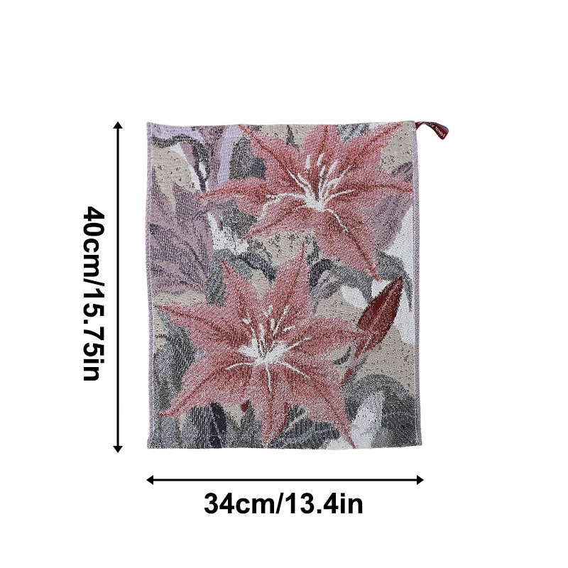 34x40cm Large Hand Towel 4 Layer Cotton Gauze Decorative Pure Cotton Dish Cloth Quick Dry Kitchen Towel Home Restaurant New 1PC