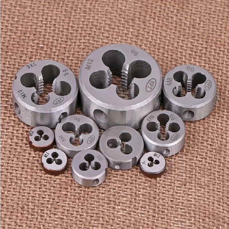 Metric Ronde Sterven Standaard Ronde Threading Tap Hardware M1M1.2M1.4M1.6M2M2.5M3M3.5M4M5M8M12M16