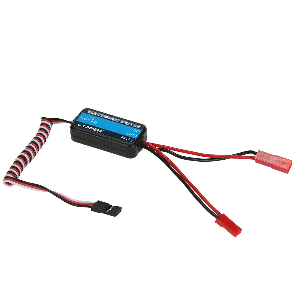 High-Power Remote Control Electronic Switch G.T.POWER Power Electronic Device for RC Airplanes Helicopter Car