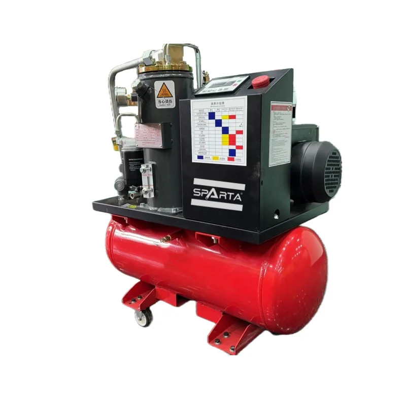 

Good Price Portable 2.5Kw 3.5Kw Mini Screw Air Compressor With Tank