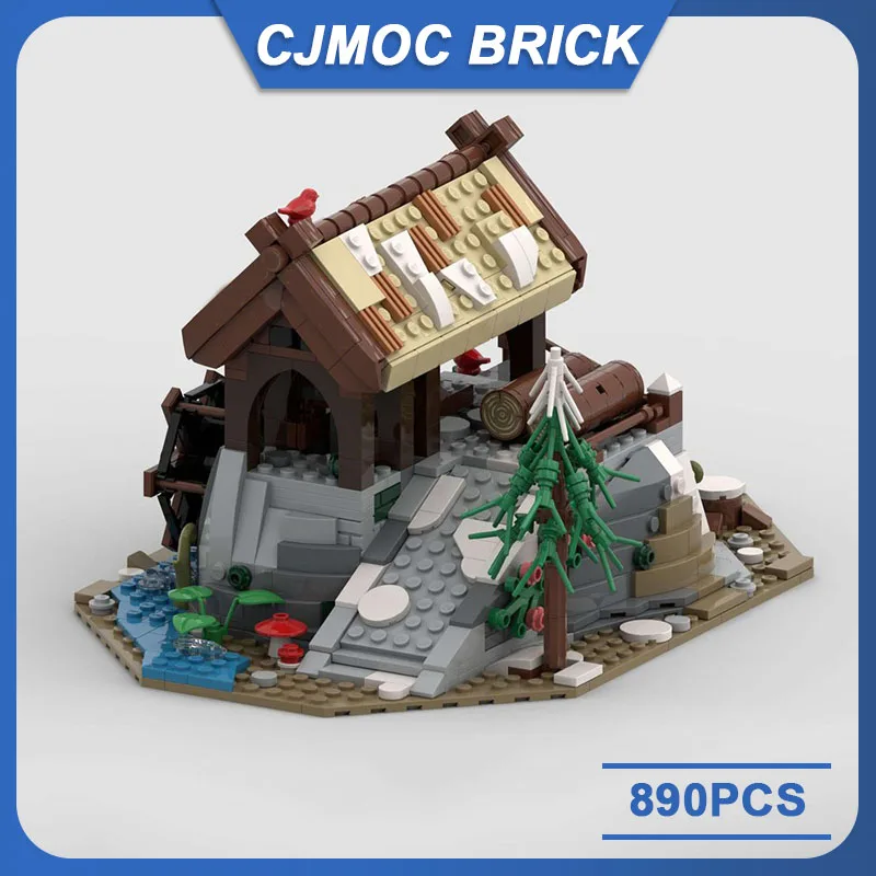 

890pcs MOC Building Block Viking Sawmill Medieval set Brick Toys Kids Collector Birthday Christmas Gifts