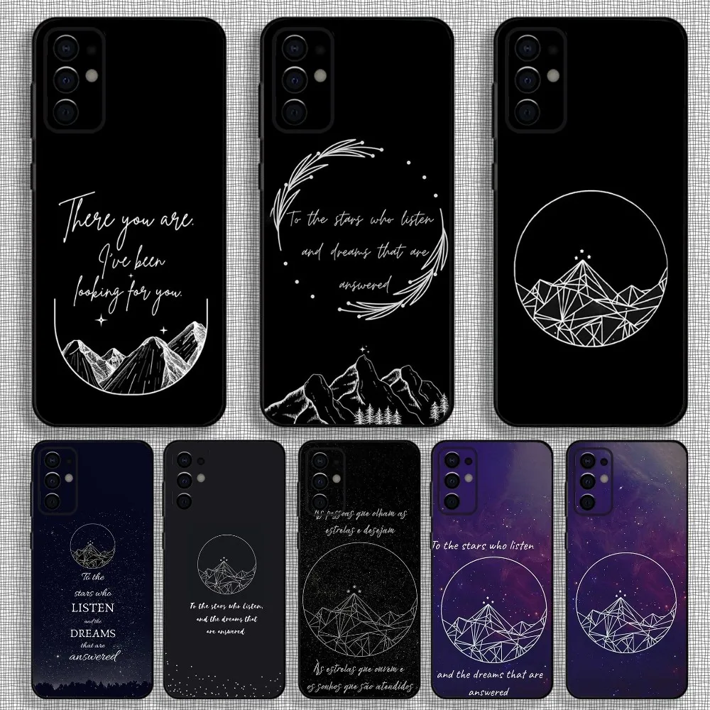 

A Court Of Mist And Fury Phone Case For Samsung S24,S21,S22,S23,S30,Ultra,S20,Plus,Fe,Lite,Note,10,9,5G Black Soft Cover