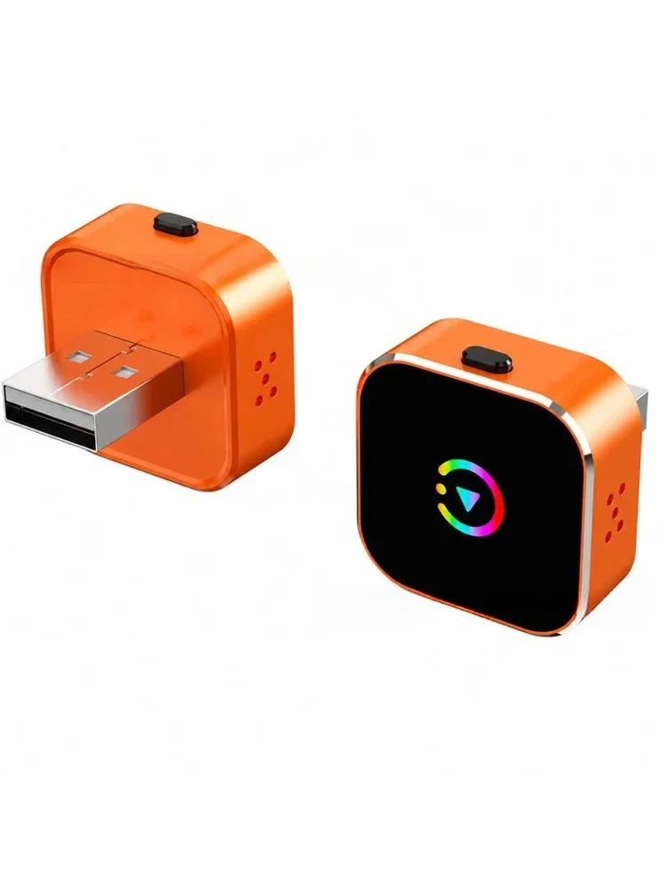 Adapter 2 w 1 Apple The Box przekształca połączenie przewodowe w bezprzewodowe CarPlay, umożliwiając łączność pojazdu z systemem. — 2