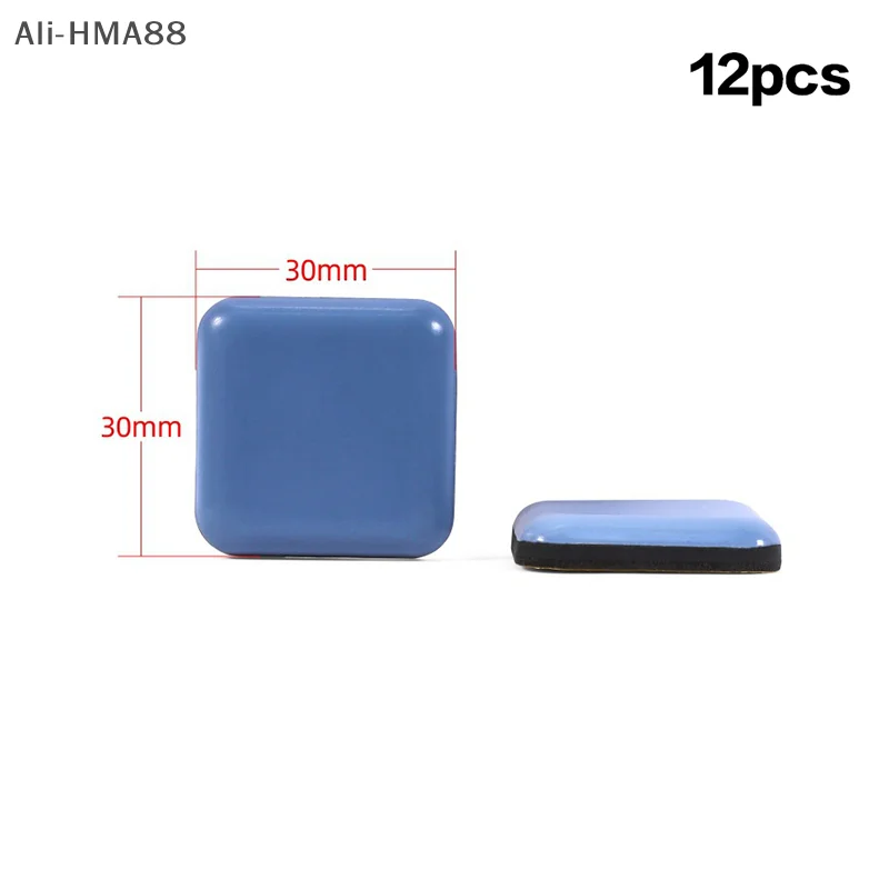 

(YY)12Pcs Feet Glider Sliding Pads Home Furniture Slider Furniture Gliders Round Square Floor Mover Pads For Household Hardware﻿