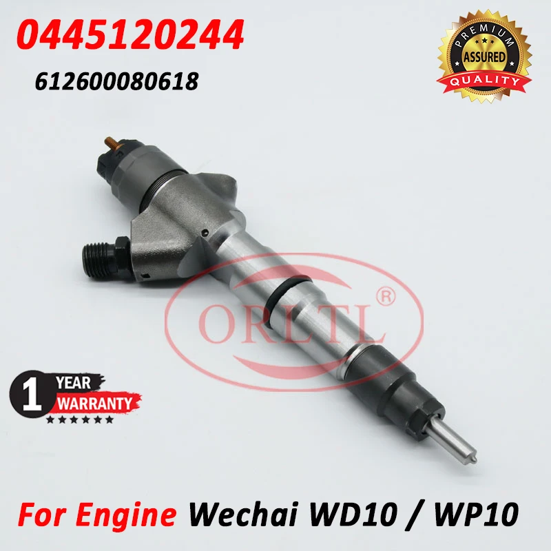 

Common Rail Injector Assembly 0445120224 For Weichai WD10 For Cummins For Kamaz For ShanQi Delong 612600080618