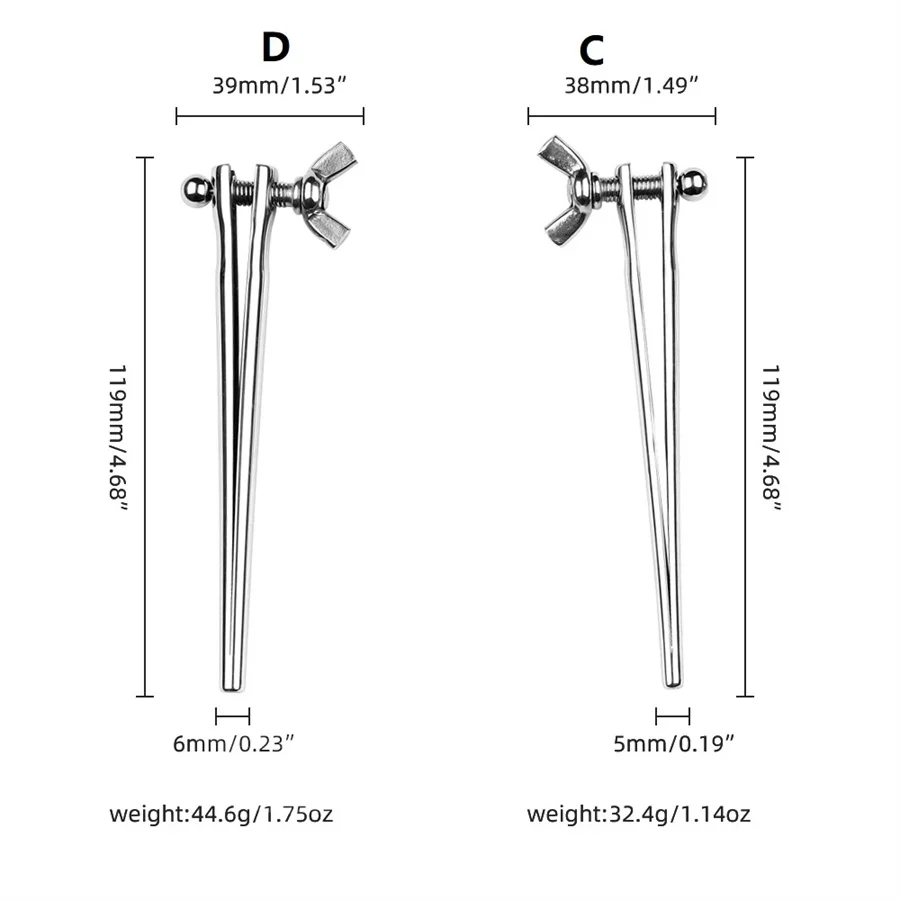 Adjustable Metal Urethral Catheter Dilator Horse Eye Stick Urethral Plug Expansion Stimulator Penis Plug Sex Toys For Men