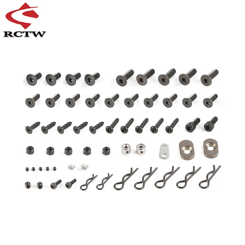 Screw Nuts DIY Kit Rc Car Repair Screws Fastener Set for Repairing 1/5 Losi 5ive T ROFUN ROVAN LT KingmotorX2 Truck Spare Parts