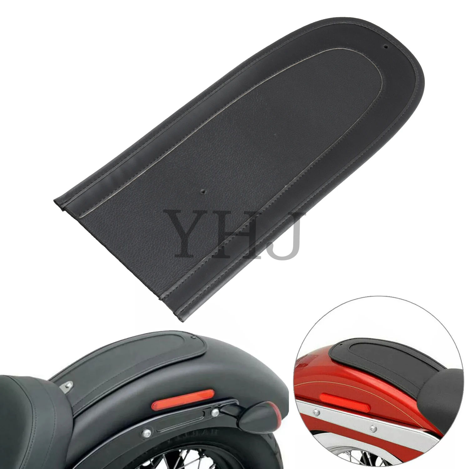 

Motorcycle PU Leather Solo Seat Rear Fender Bib For Harley Dyna Fat Bob Street Bob FXDB Low Rider FXDL Super Glide Wide Glide