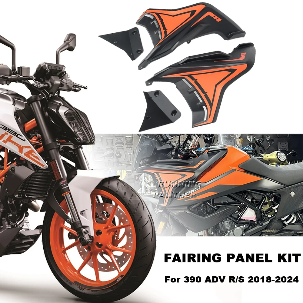 Motorcycle Front fairings Side Panels Fairing Kit for 390 ADV Adventure 2020-2024