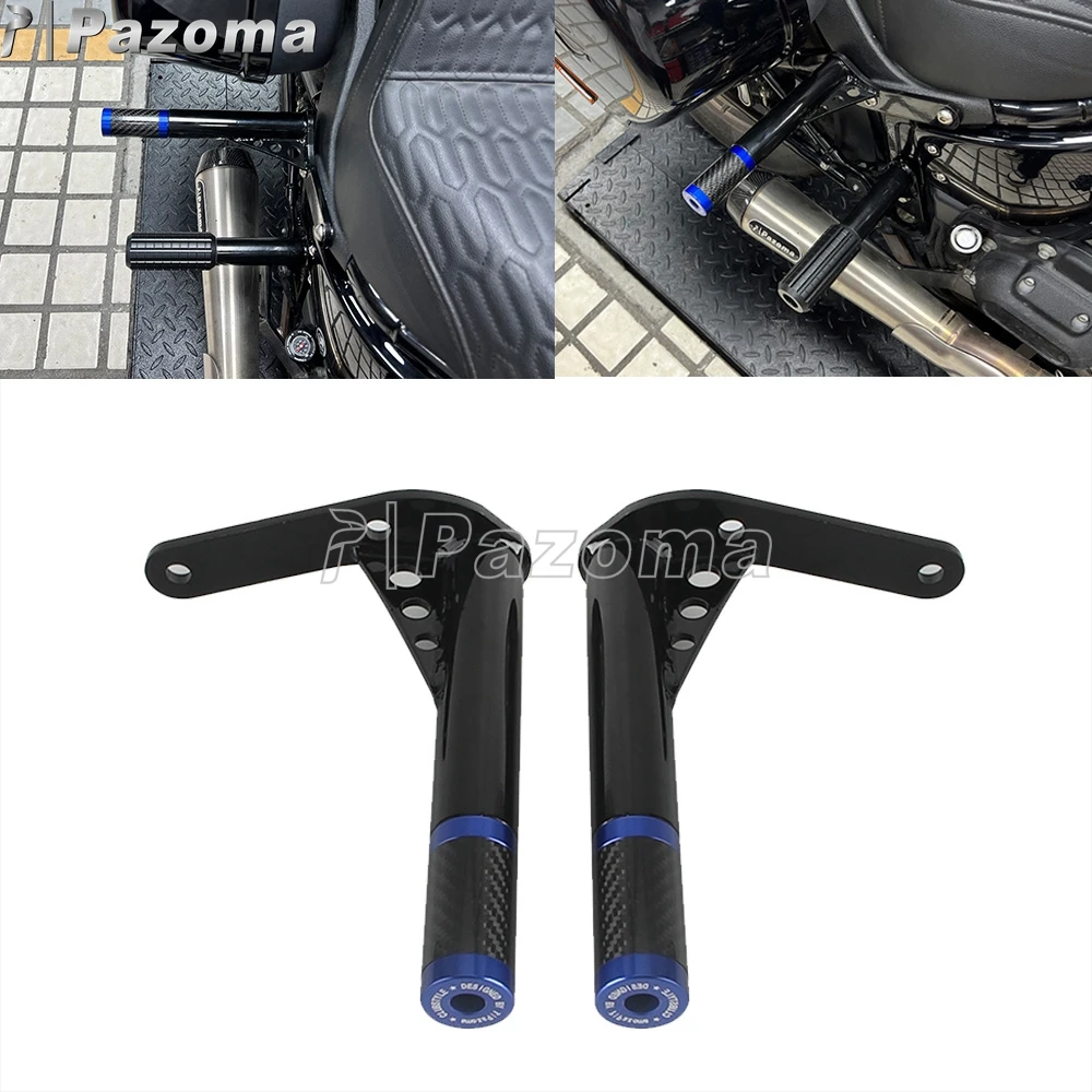 Motorfiets Zadeltas Crash Bar Voor Harley Softail Low Rider ST 117 FXLRST Voorste Motor Guard Falling Protector Aluminium 2022-24