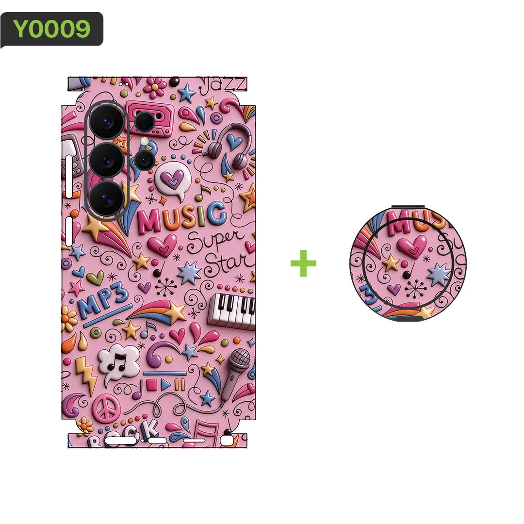 

BUNDLE05 Decal Skin for Samsung Galaxy S23 S25Ultra Plus S26 S24Ultra Back Screen Protector Cover Wrap Holder Sticker
