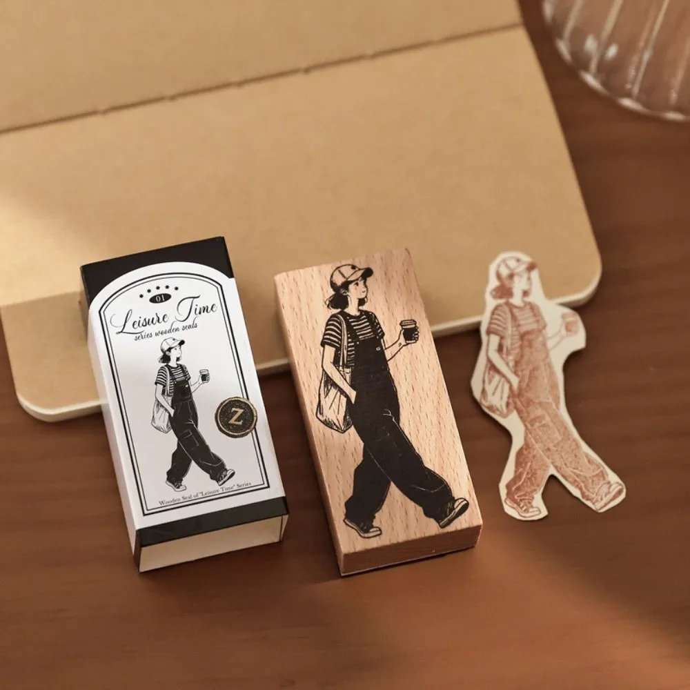 

Креативный винтажный деревянный штамп «сделай сам», очаровательные резиновые штампы, штамп с растениями ручной работы, сделай сам, скрапбукинг