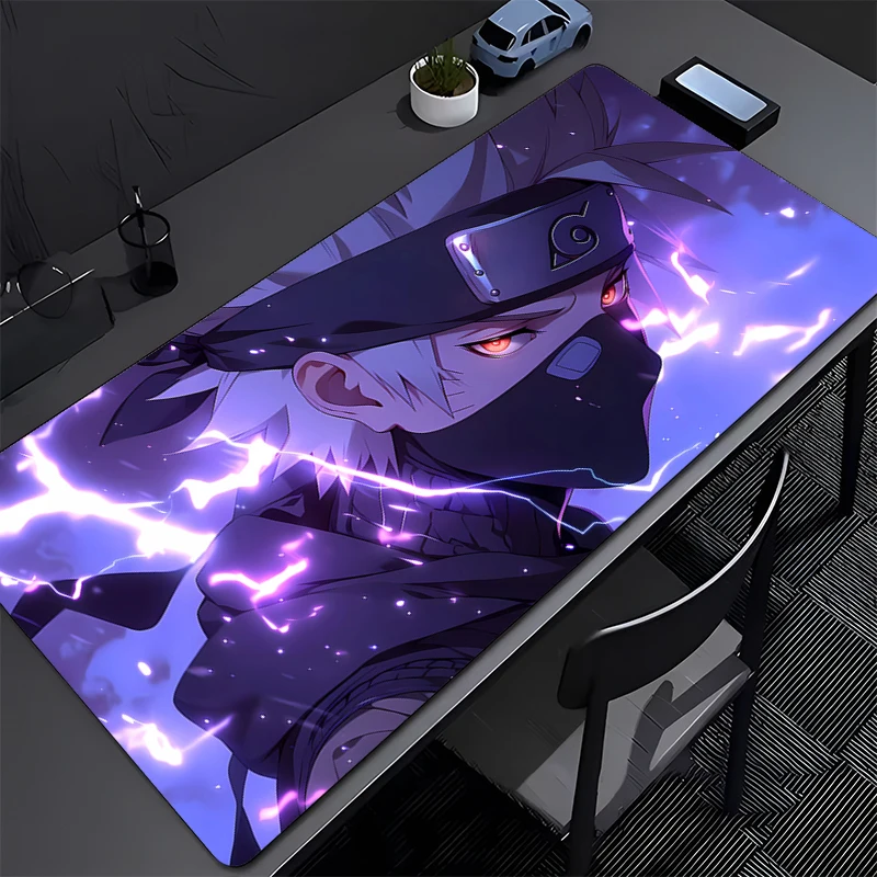 

Gaming Mouse Pad NARUTO Hatake Kakashi Office Carpet Mouse Mats Gamer Rug Desk Accessories Computer Table Pads PC Anime Mousepad