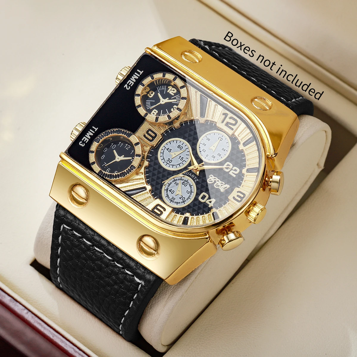럭셔리 장식용 5눈 다이얼 남성용 쿼츠 시계 패션 스퀘 - Luxury Watch Under 20000 리뷰 및 가격