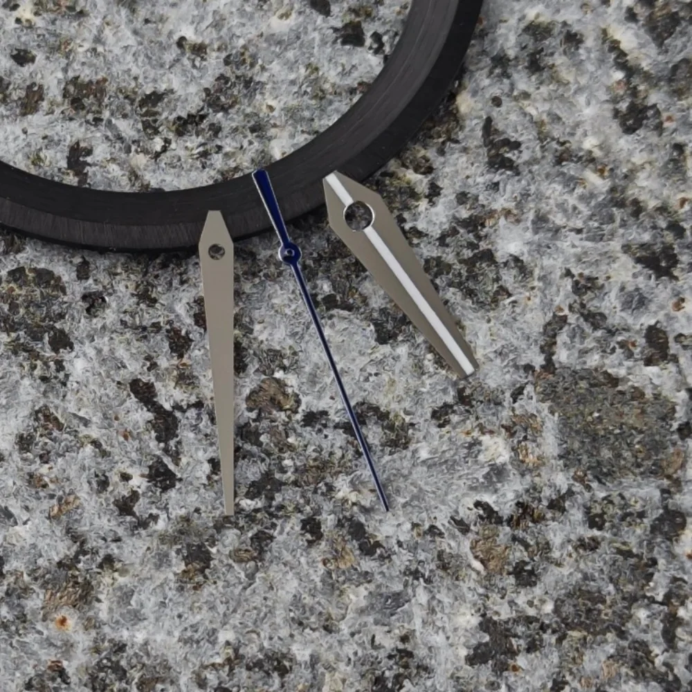 NH35 Pointer Flat Polished Pointer GS Pointer White Line Modifikasi NH36/NH34/NH38 Aksesori Jam Tangan Mekanis Ukuran 14Mm