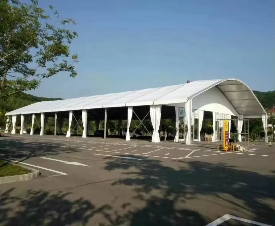 Custom Large Arched Marquee Tent Luxury Aluminum Frame Outdoor Waterproof Event Wedding Party Exhibition Tent Design