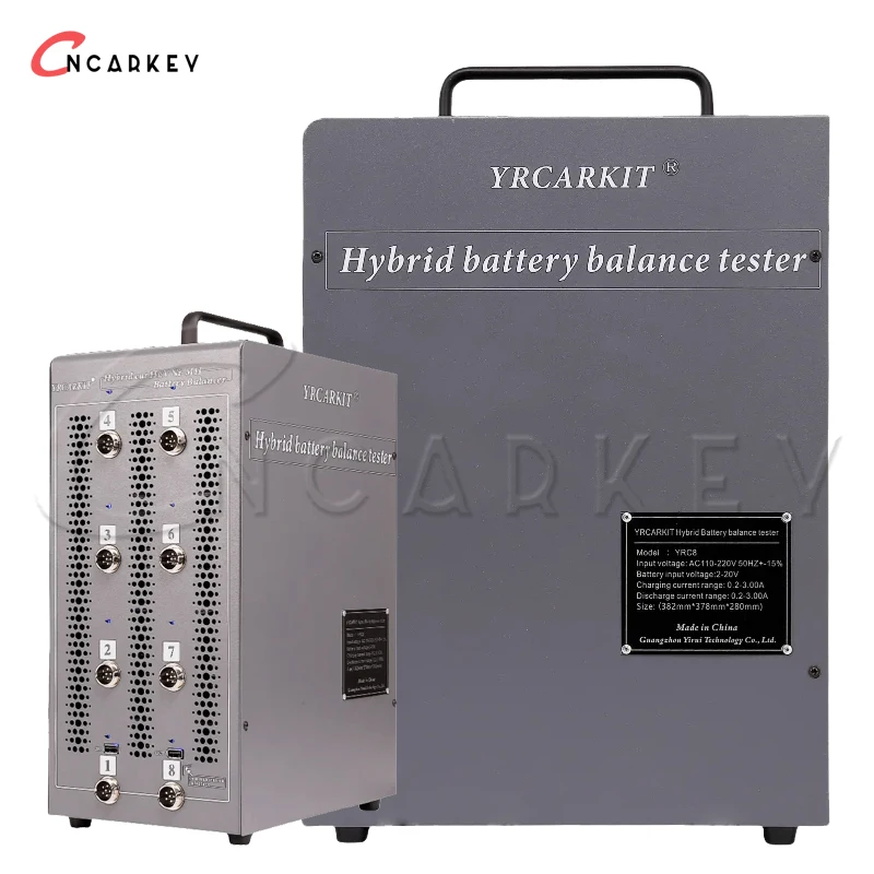 HEV NiMH Battery Tester Tool Balancer for Toyota for VW for Honda Hybrid Car Charge Discharge Temperature Probe Device YRC8 Auto