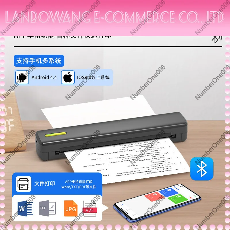 A4XY Thermal Bluetooth Printer Portable Home Wireless Mobile Tattoo Stencil Printer Bestseller