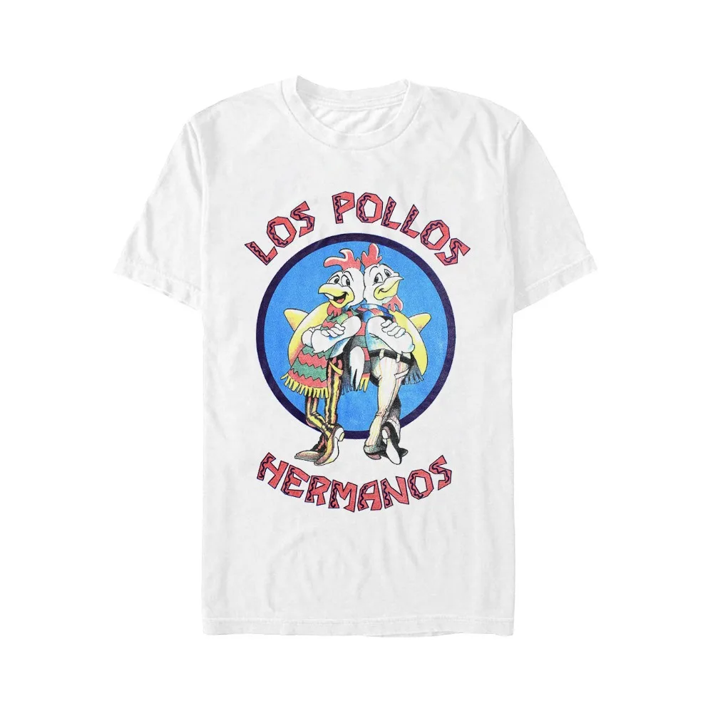 Los Pollos Hermanos Breaking Bad Retro TV Show Graphic T-Shirt Men Women Classic Chicken Logo Casual Streetwear Tee