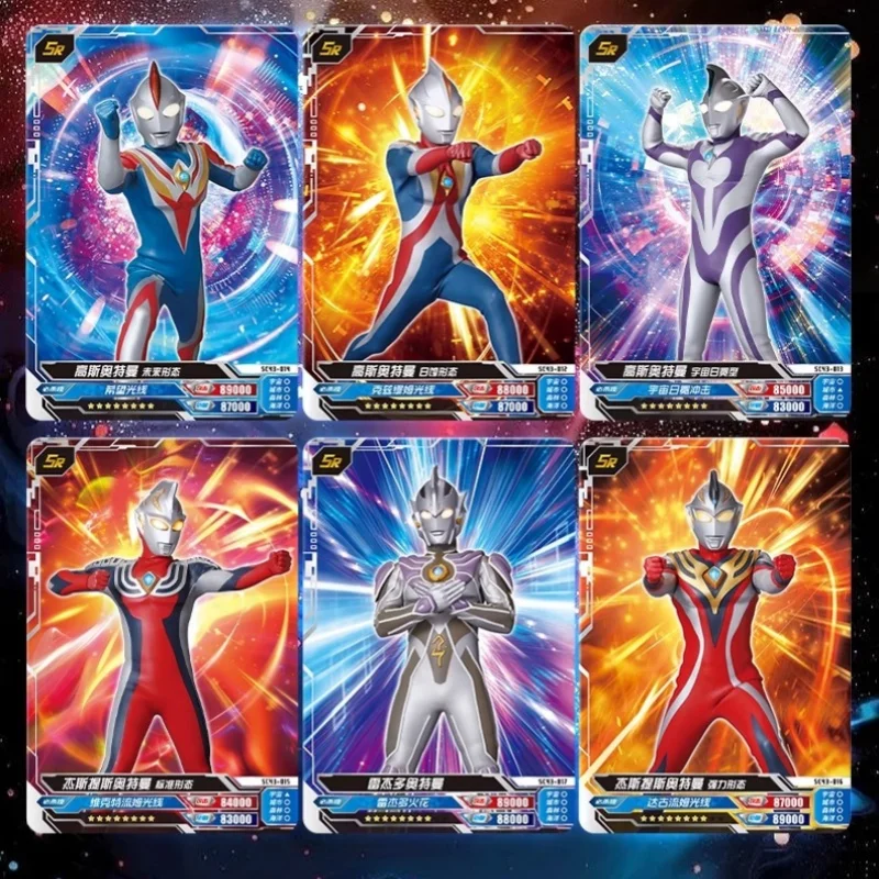 Kayou Ultraman Official Licensed Trading Card Game Anime Peripheral Collection Card Book Cards For Children'S Birthday Gifts