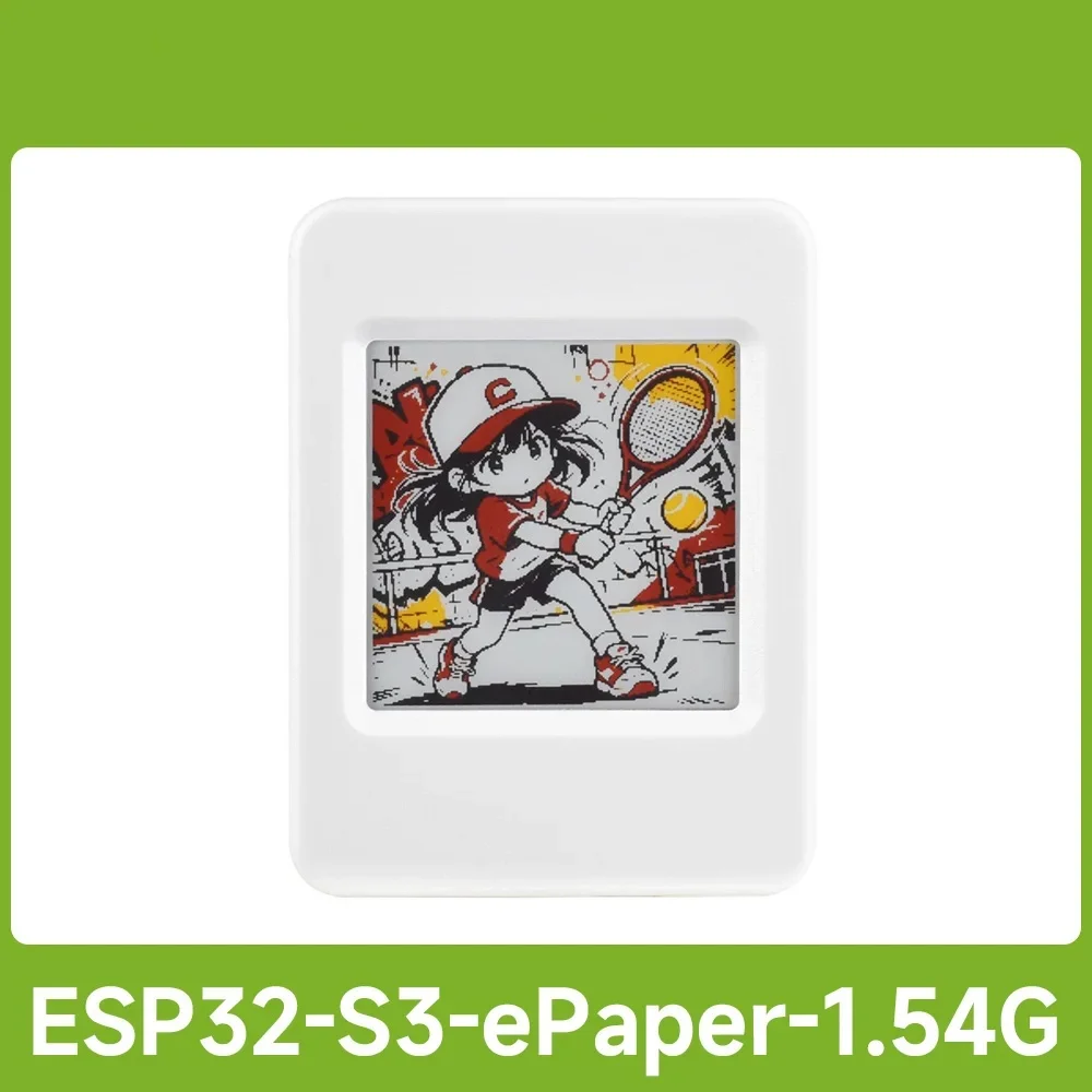 Waveshare ESP32-S3 1.54inch e-Paper (G) AIoT Development Board, 200 x 200 Resolution, Red/Yellow/Black/White