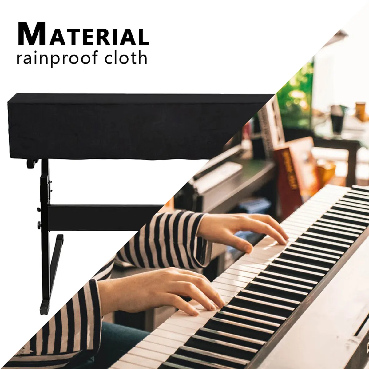 61/88 Key Electronic Piano Cover Dustproof Waterproof  Electronic Digital Piano Keyboard Cover Foldable Keyboard Storage Bag