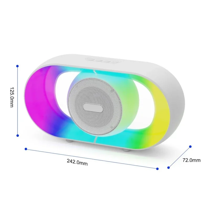 Loudspeaker Sound Box The Bass Transparent Wireless U8 Mecha Speakers Shake Speakers Audio Player Bluetooth Stereo Surround
