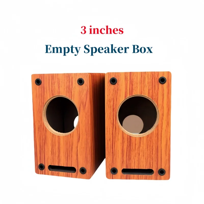 

3-inch 72/77mm Maze Empty Speaker Box, Subwoofer Wooden Housing, DIY Passive Full Frequency Sound Box, Speaker Empty Box Body