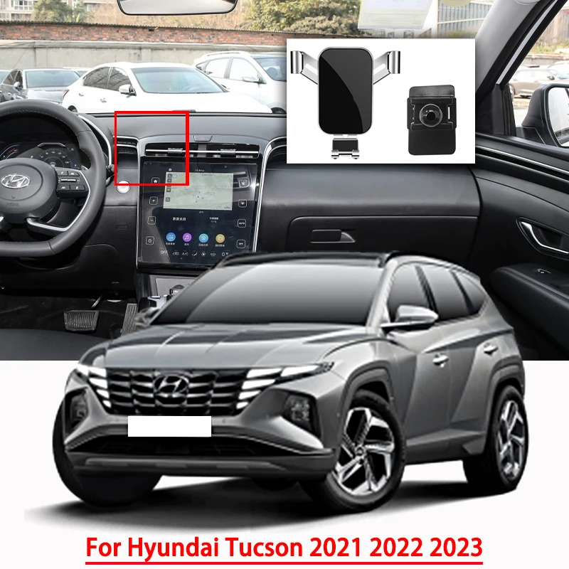

Car Accessories Mobile Phone Holder For Hyundai Tucson 2021 2022 2023 Gravity Navigation Special Bracket GPS Support