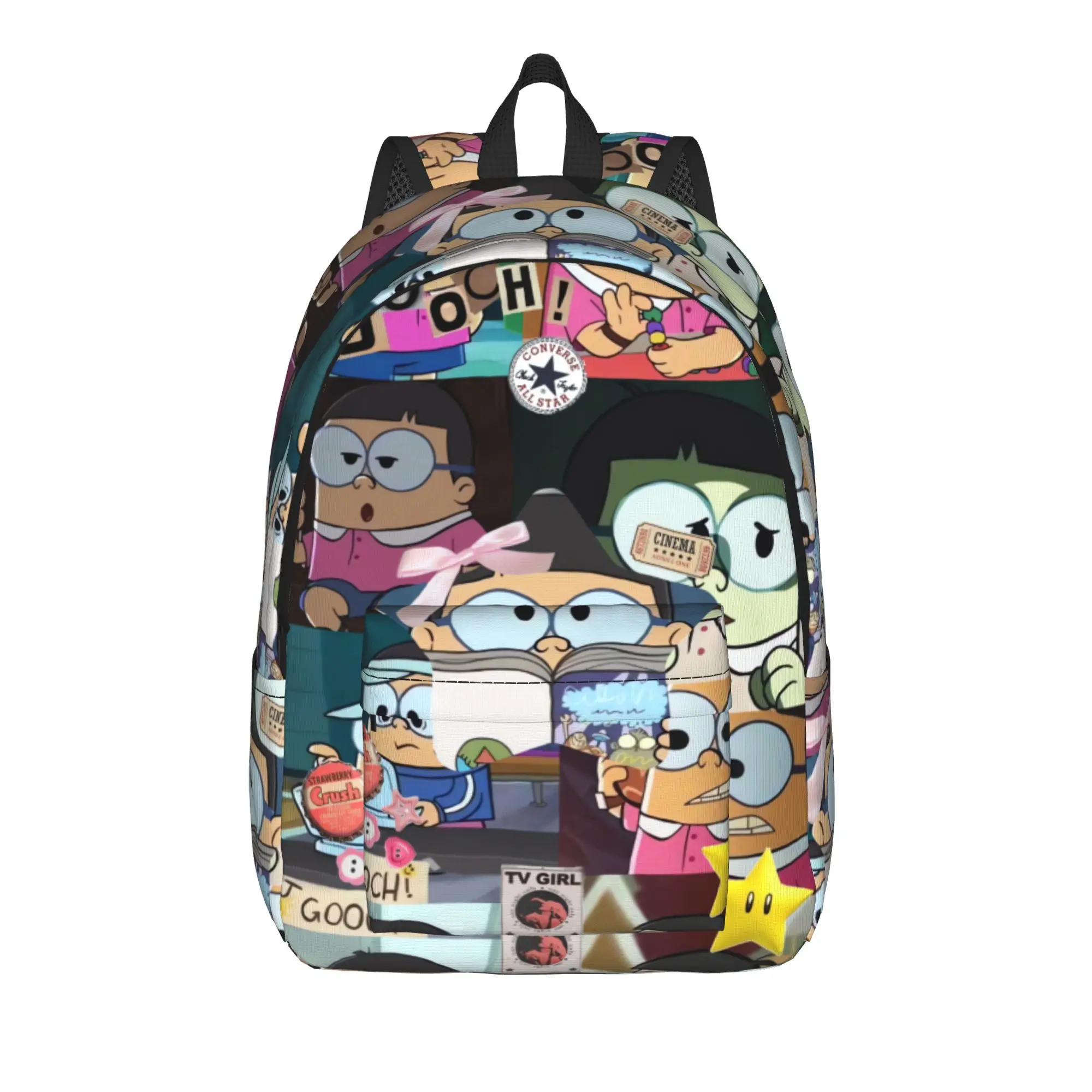 Captain Underpants Backpack  Cute Backpacks Men Outdoor Style Breathable High School Bags Design Rucksack