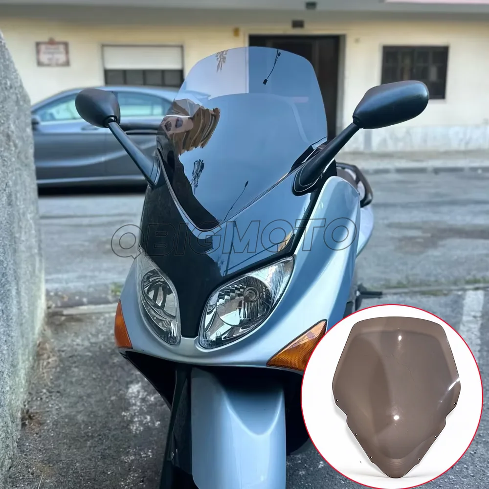 Motorcycle Windscreen Windshield For Yamaha TMAX500 TMAX T-MAX T MAX 500 2001 2002 2003 2004 2005 2006 2007 Visor Deflector