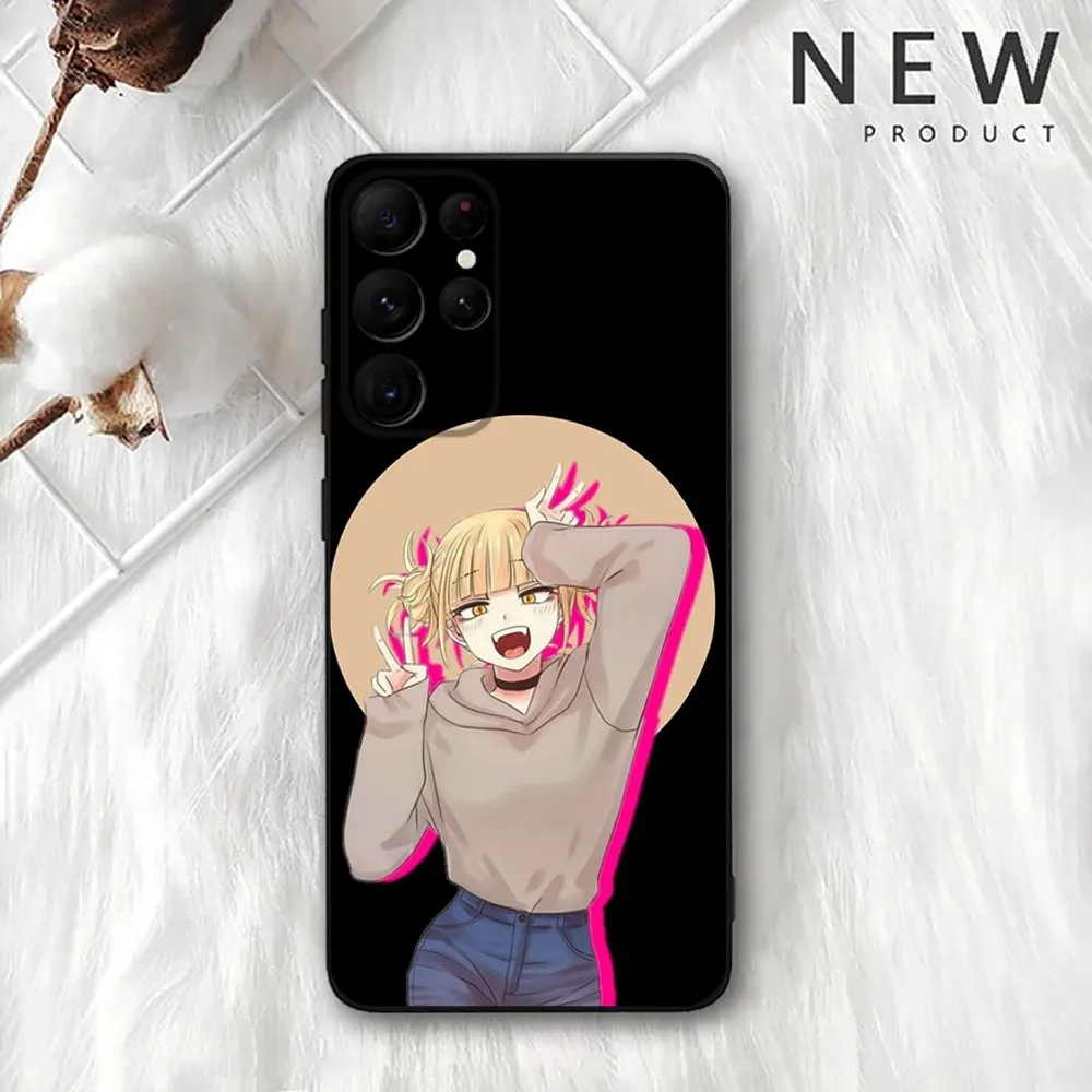 My Hero Academia Himiko Toga Etui na telefon do Samsung Galaxy A20, A21s, A22, A31, A32, A52, A53, A72, 73, A80, A91 Miękki czarny pokrowiec