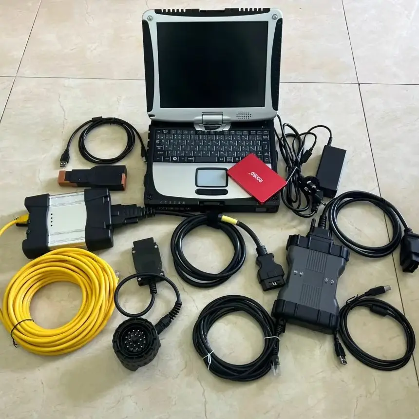 

2в1 MB STAR VCI C6 DOIP Can Protocol Code Scanner Icom Next для BMW 2 Программное обеспечение Toughbook Ноутбук CF19 I5 Процессор 4G RAM Диагностика