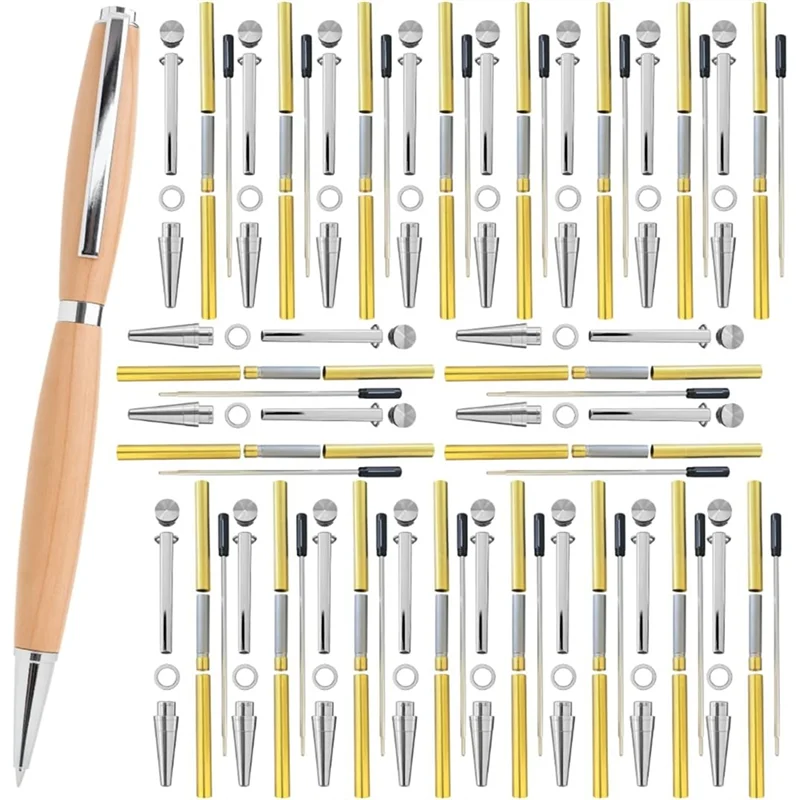 Sep N12R Wood Turning Twist Pen Kits-20-Pack Slimline Pen Kit In 7Mm, Includes Refills, Ideal Gift For Teachers, Students& Woodw
