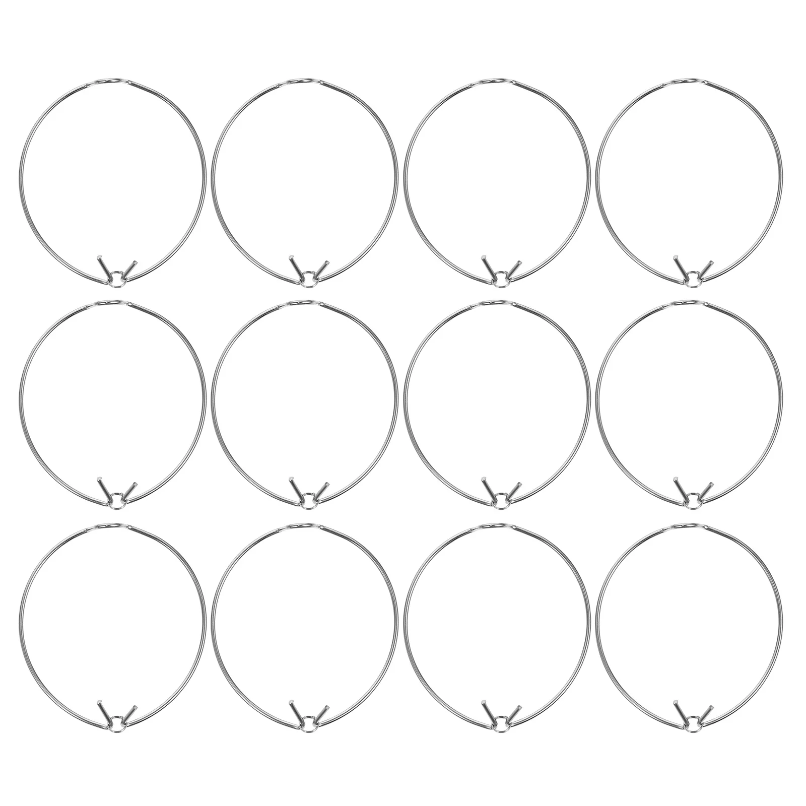 12 قطعة مشابك زنبركية للاحتفاظ بإضاءة سبوت من الصلب المنغنيز مشبك قوي لتثبيت مصباح الهالوجين Mr16 استبدال آمن