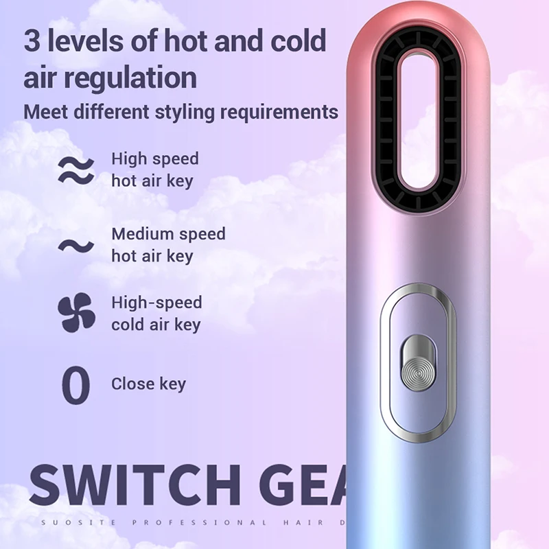 مصنع الجملة مجفف الشعر بدون رصاص أوروراليا الأيونات السالبة متعددة الوظائف الساخن للاستخدام المنزلي