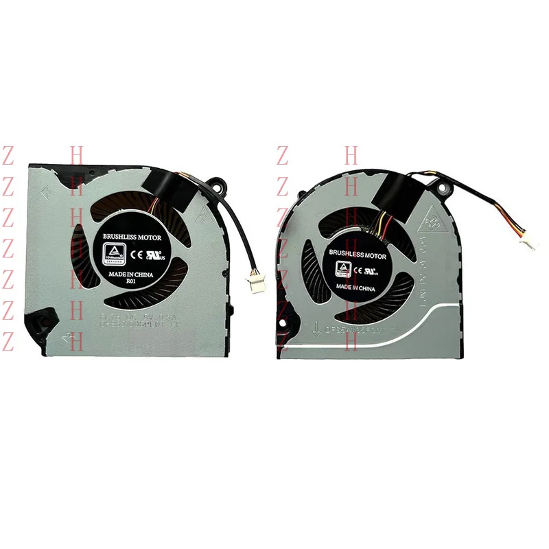 ZHZH for CPU GPU Fan DFS561405PL0T FL1K DFS531005PL0T FL78 DC5V 0.5A 4PIN A Pair New